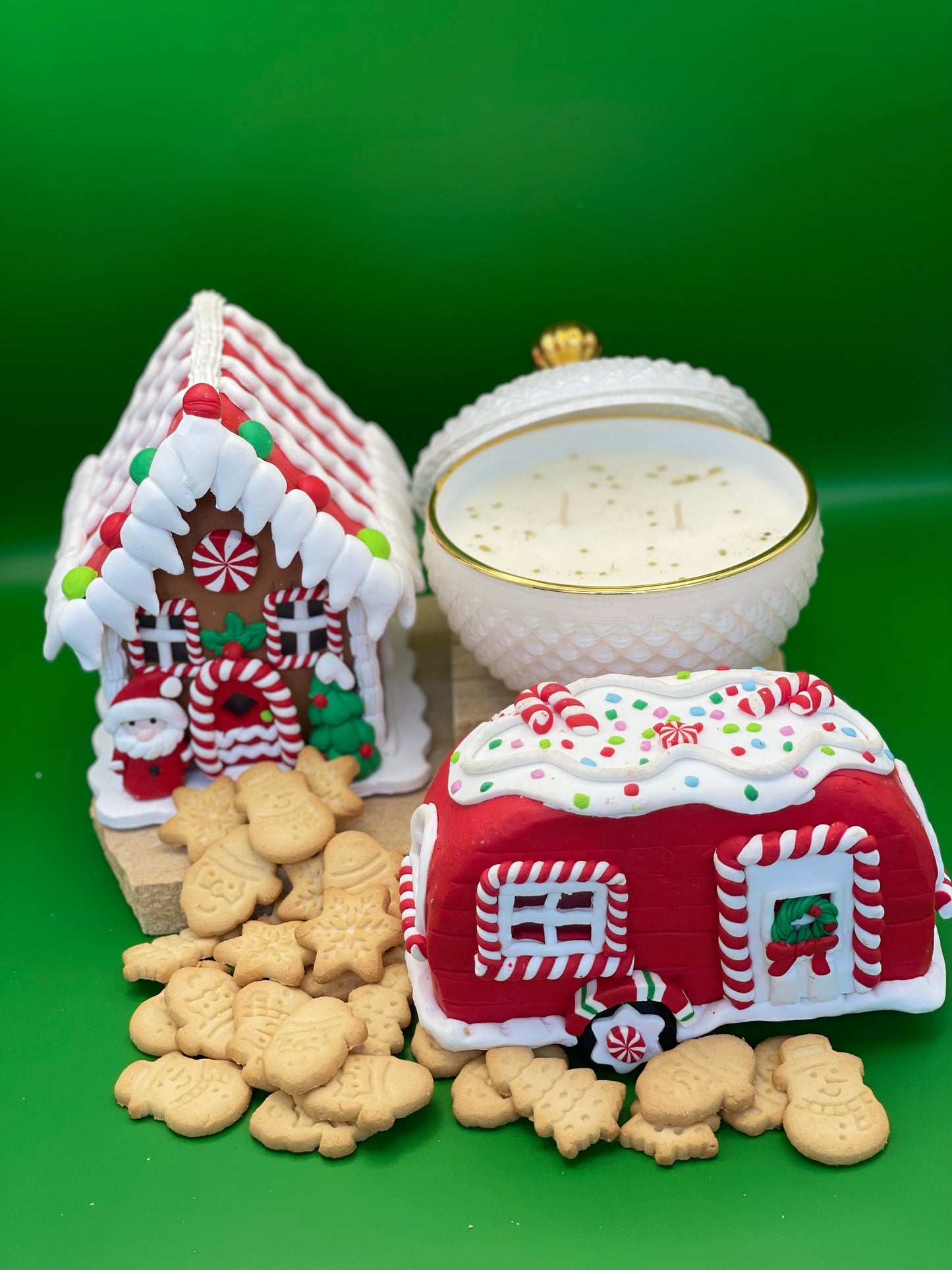 Christmas Cookie - Large Soy and Coconut Candle (45 hours burn time - cotton wick)