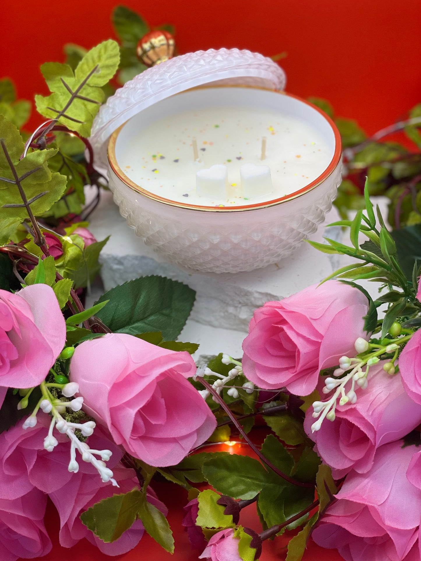 Lemon Myrtle - Soy & Coconut Candle (45 hours burn time - cotton wick)