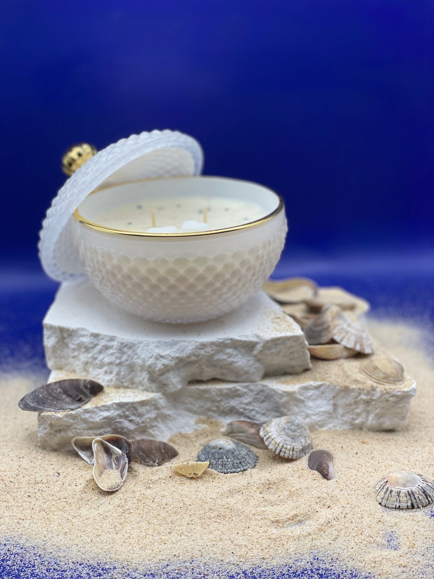 Amalfi Coast - Soy & Coconut Candle (45 hours burn time - cotton wick)