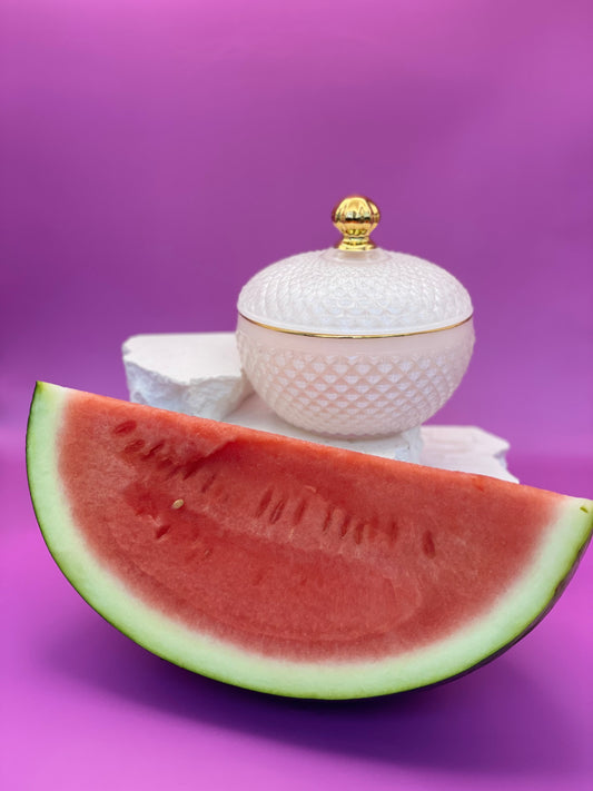 Watermelon - Soy & Coconut Candle (45 hours burn time - cotton wick)