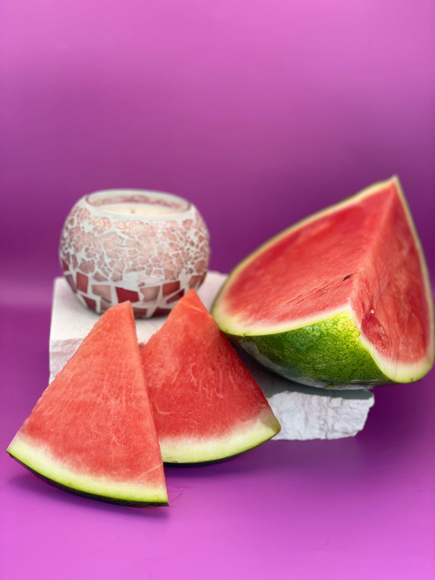 Watermelon - Soy & Coconut candle (45 hours burn time - cotton wick)